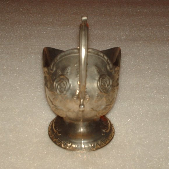 Vintage silver plated zinc alloy sugar scuttle - Picture 4 of 7